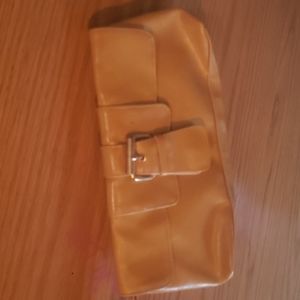 Clutch purse in tan